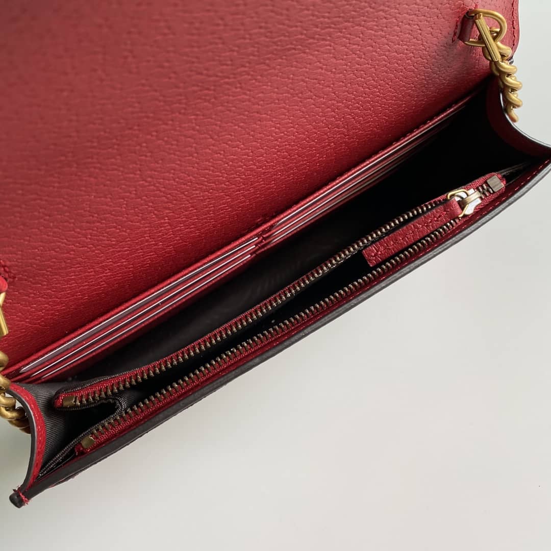 Gucci Queen Margaret GG Shoulder Bag Mini Chain Wallet Replica 476079