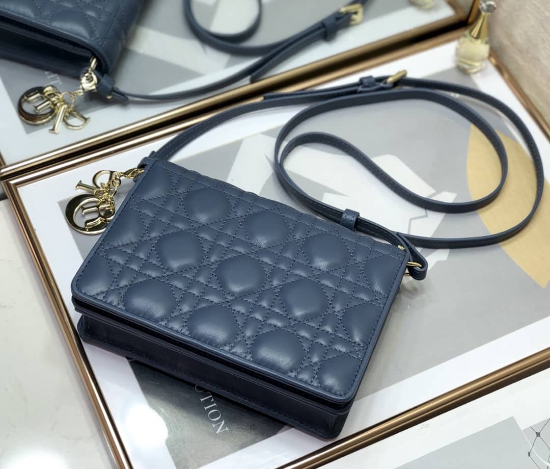 Lady Dior Dupe Cannage Calfskin Pouch