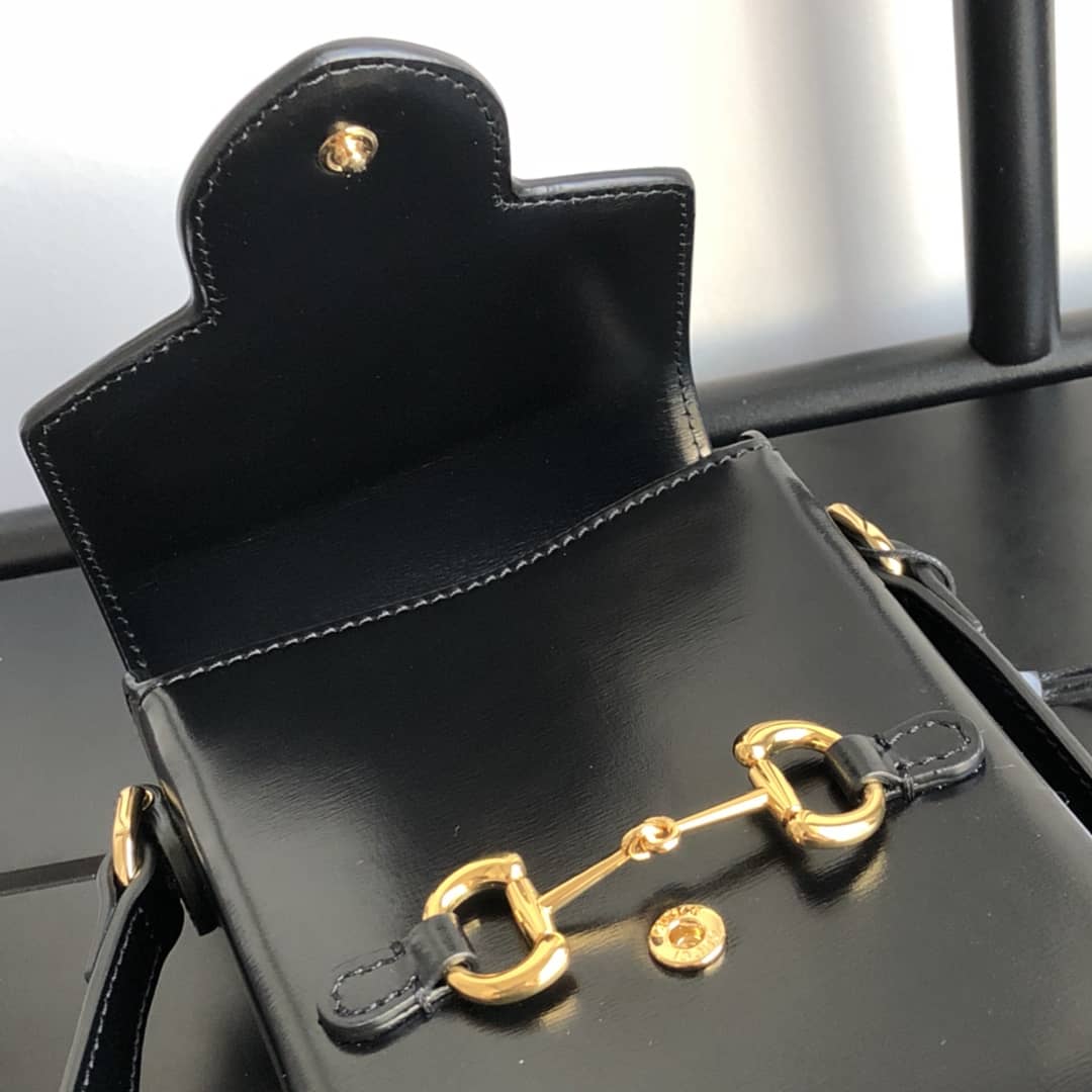 Gucci Horsebit 1955 Mini Bag Replica Black 625615