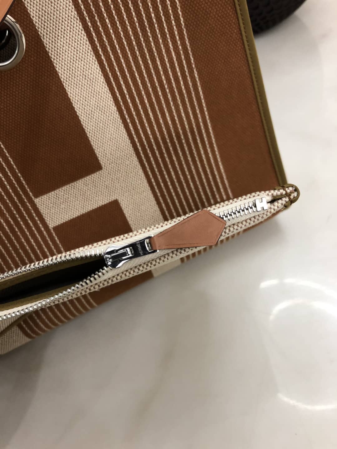 Replica Hermes Birkin Bag 31 Canvas Leather HerBag