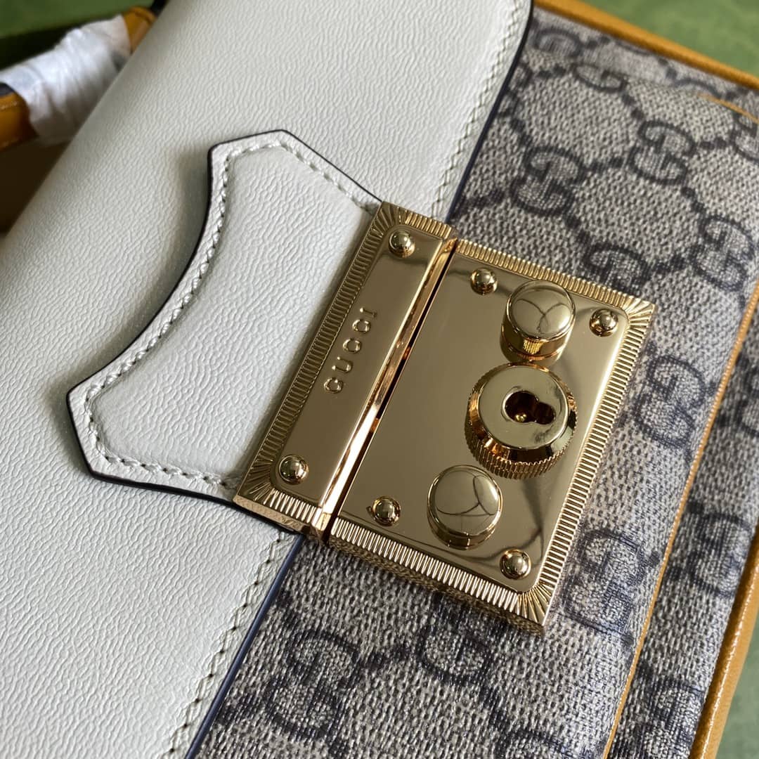 Gucci Supreme GG Padlock Canvas Mini Bag Replica 658487
