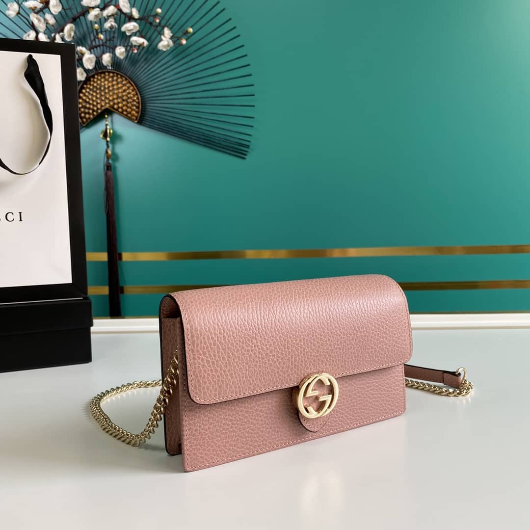 Gucci Interlocking Crossbody Bag Chain Wallet Replica 510314