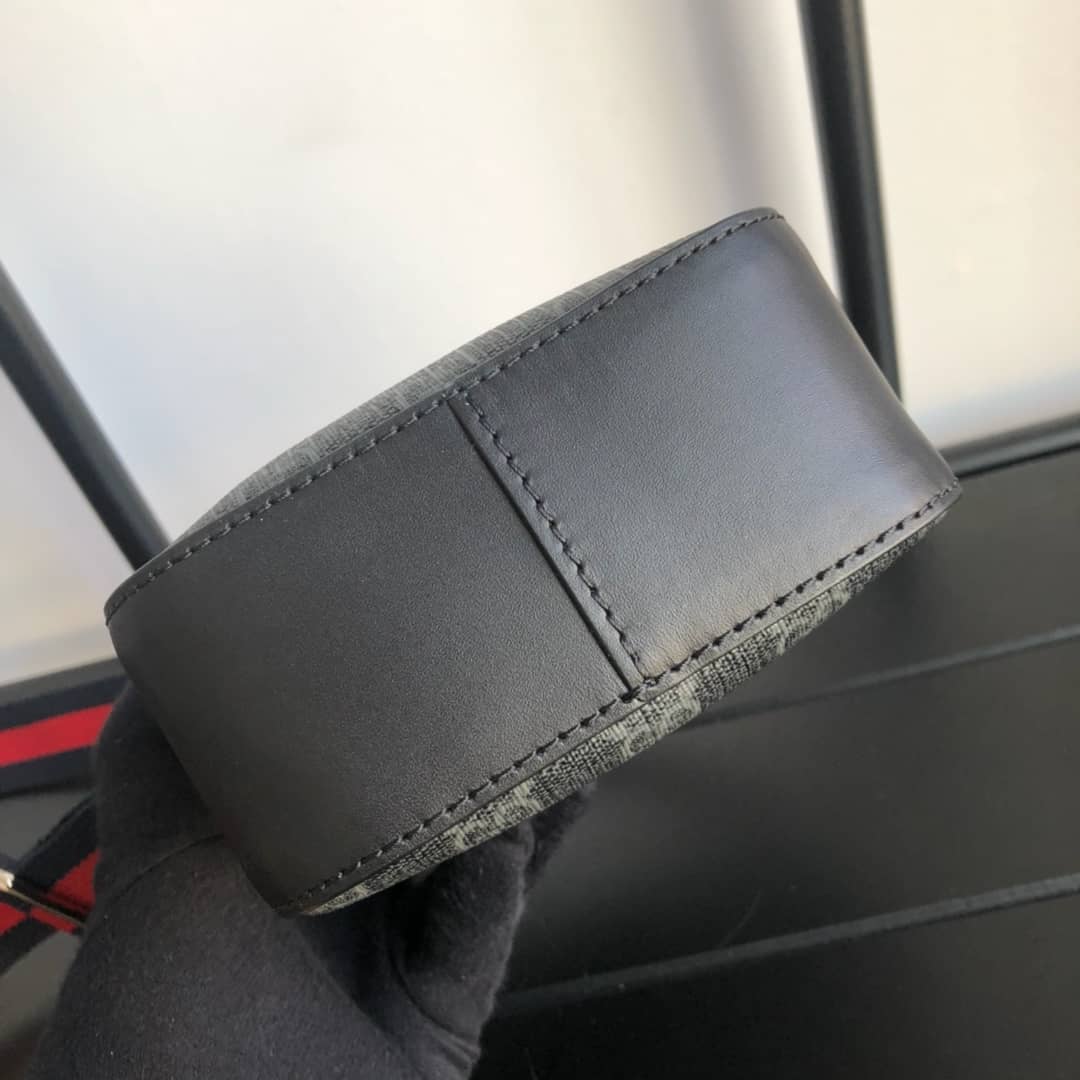 Gucci Ophidia Small GG Canvas Messenger Bag Replica Black 547926