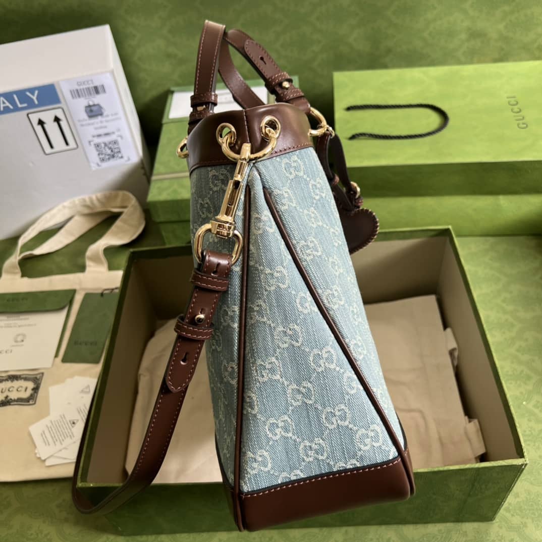 Gucci Supreme Canvas Ophidia Web Bag Replica 688666