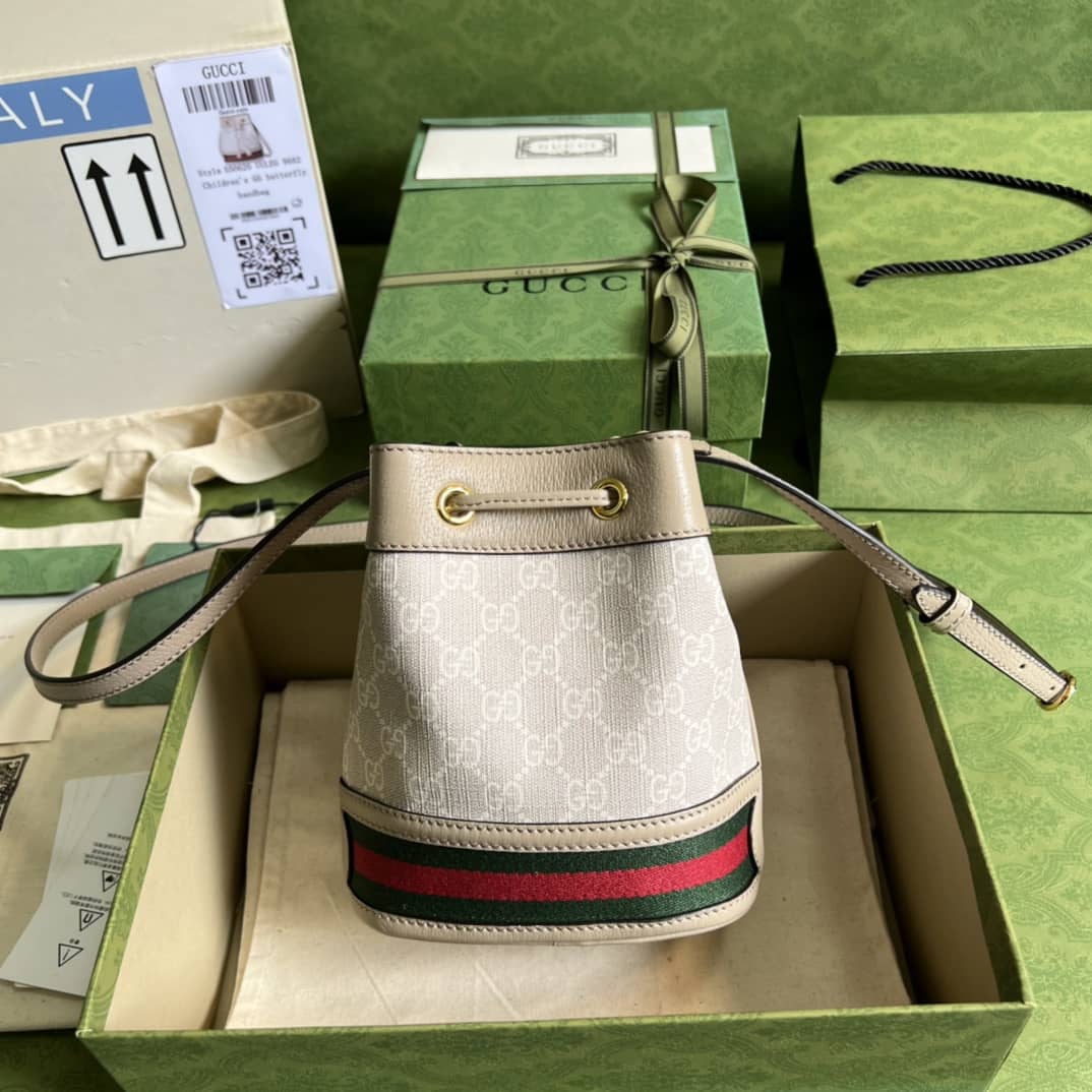 Gucci Ophidia Mini GG Supreme 550620 Replica Bucket Bag