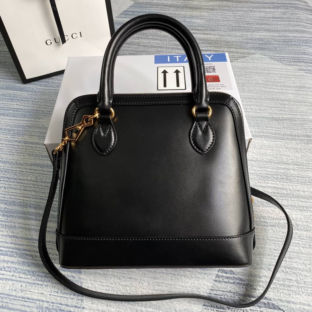 Gucci 1955 Horsebit Polkadot Handle Bag Replica 621220