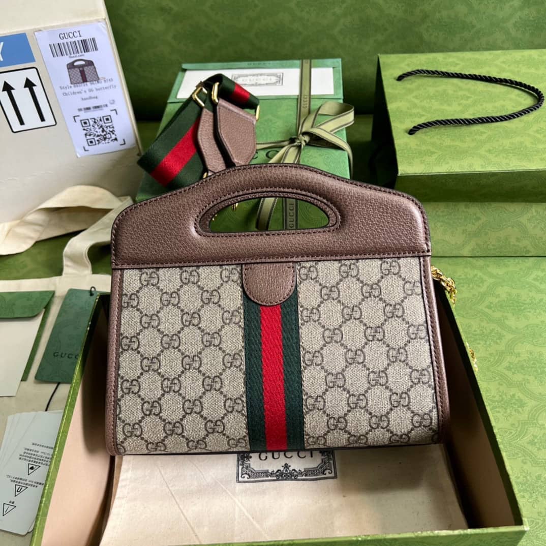 Gucci Ophidia Small Tote With Web 693724 Replica Crossbody Bag