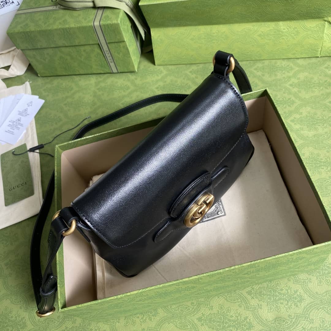 Gucci Double G Messenger Shoulder Bag Replica 648934