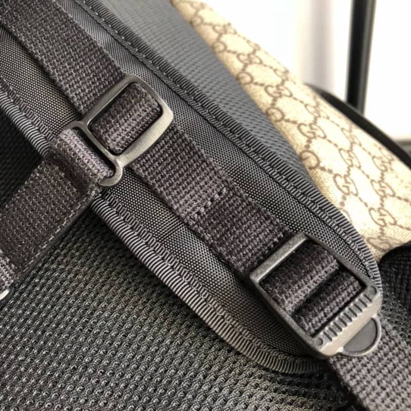 Gucci Soft GG Supreme Canvas Replica Backpack Beige 450958
