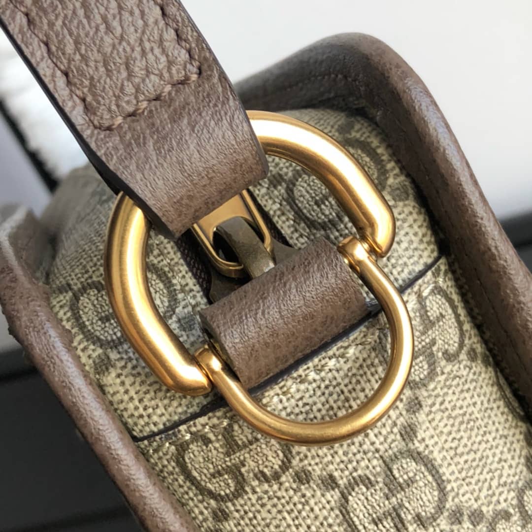 Gucci Supreme Leather Ophidia GG Camera Bag Replica 598130