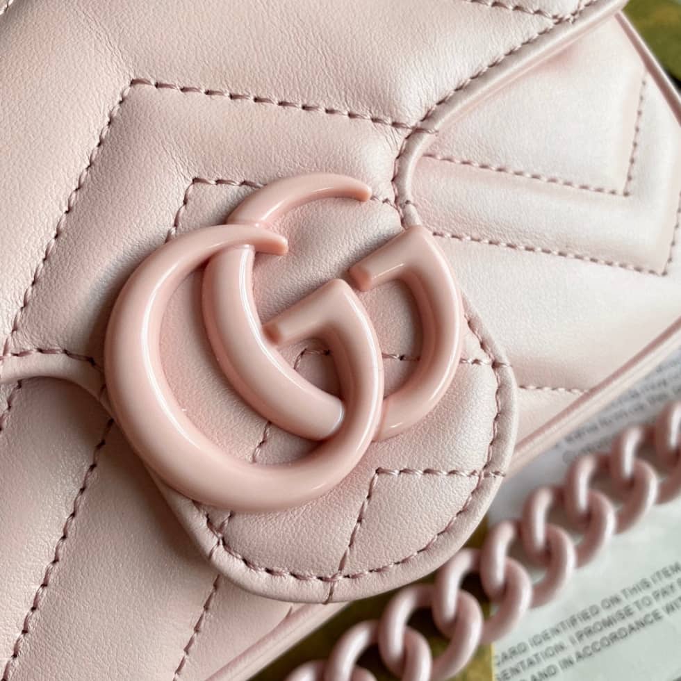 Gucci GG Marmont Quilting Super Mini 476433 Replica Crossbody Bag
