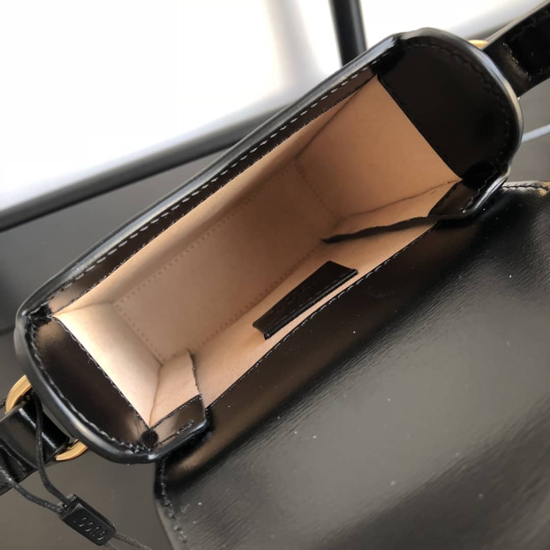 Gucci Horsebit 1955 Mini Bag Replica Black 625615