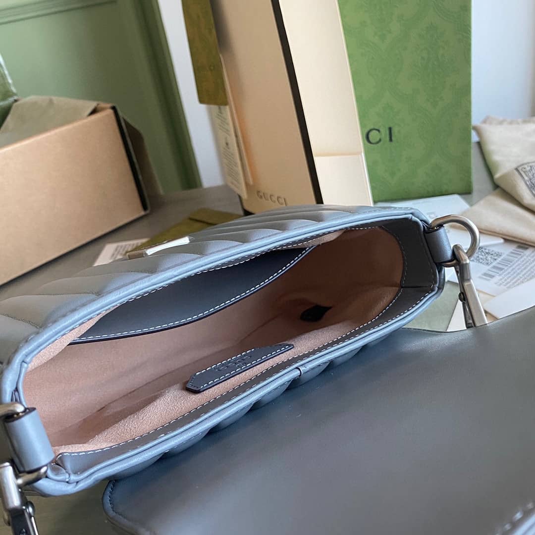 Gucci GG Marmont Canvas Mini Top Handle Crossbody Bag 583571 Replica