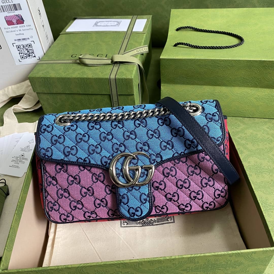 Gucci Marmont GG Small matelassé Shoulder Bag Replica 443497