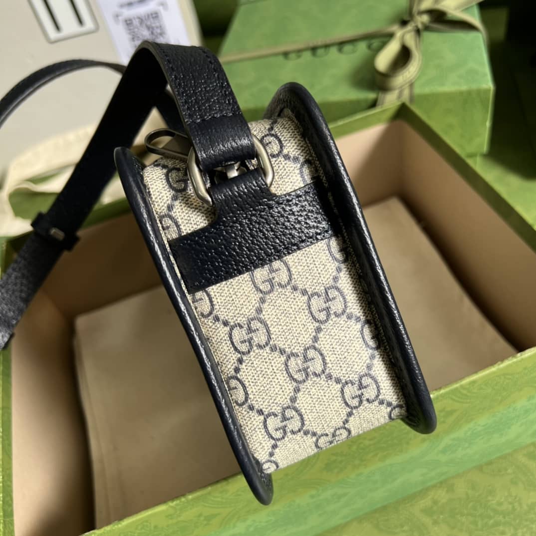 Gucci GG Interlocking Mini Shoulder Crossbody Bag 658572 Replica