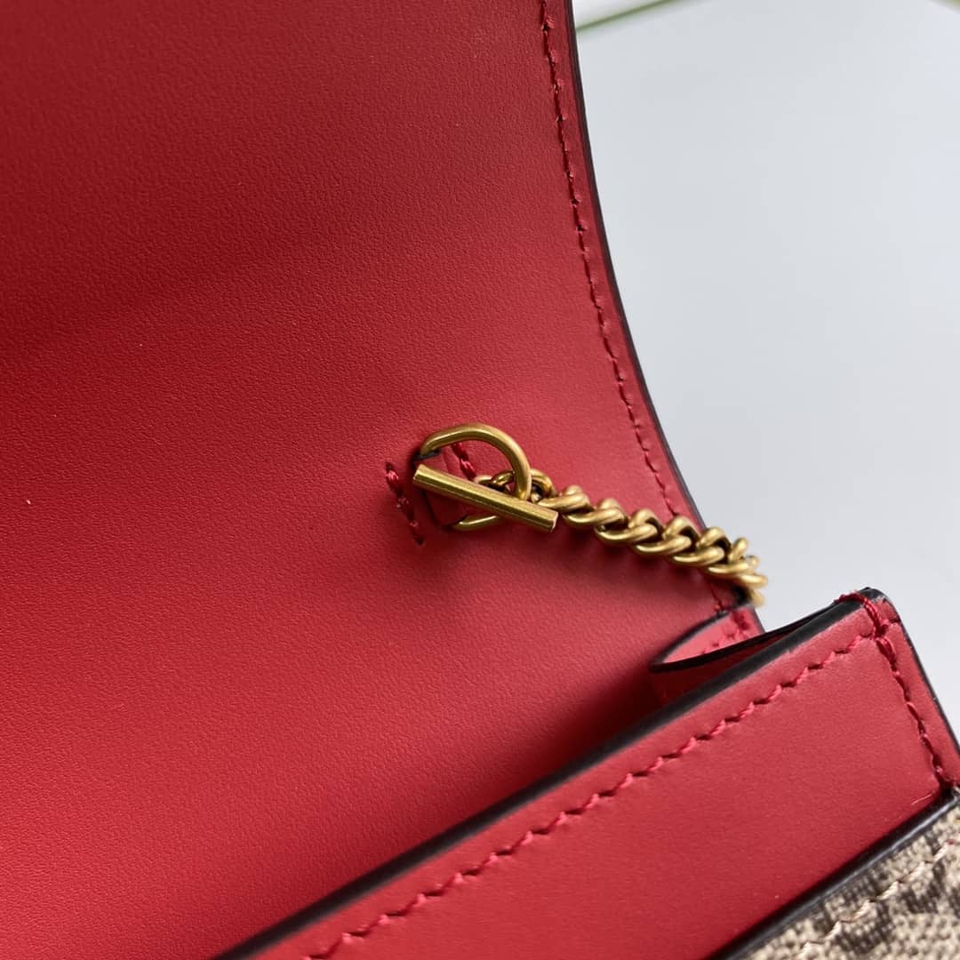 Gucci Supreme GG Mini Bag With Cherries Replica 481291