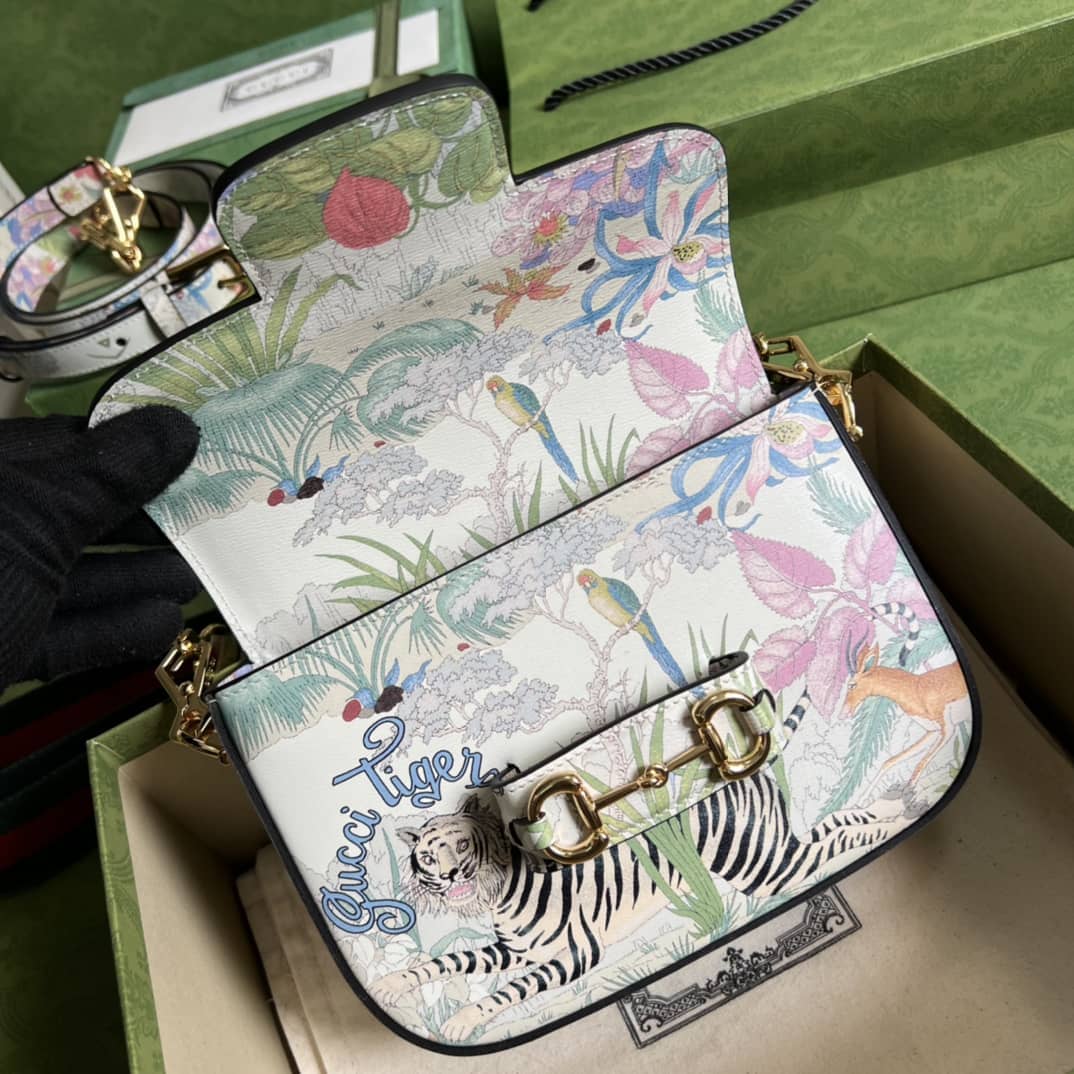 Gucci Horsebit Bag Dupe Tiger 1955 Mini Bag 677266