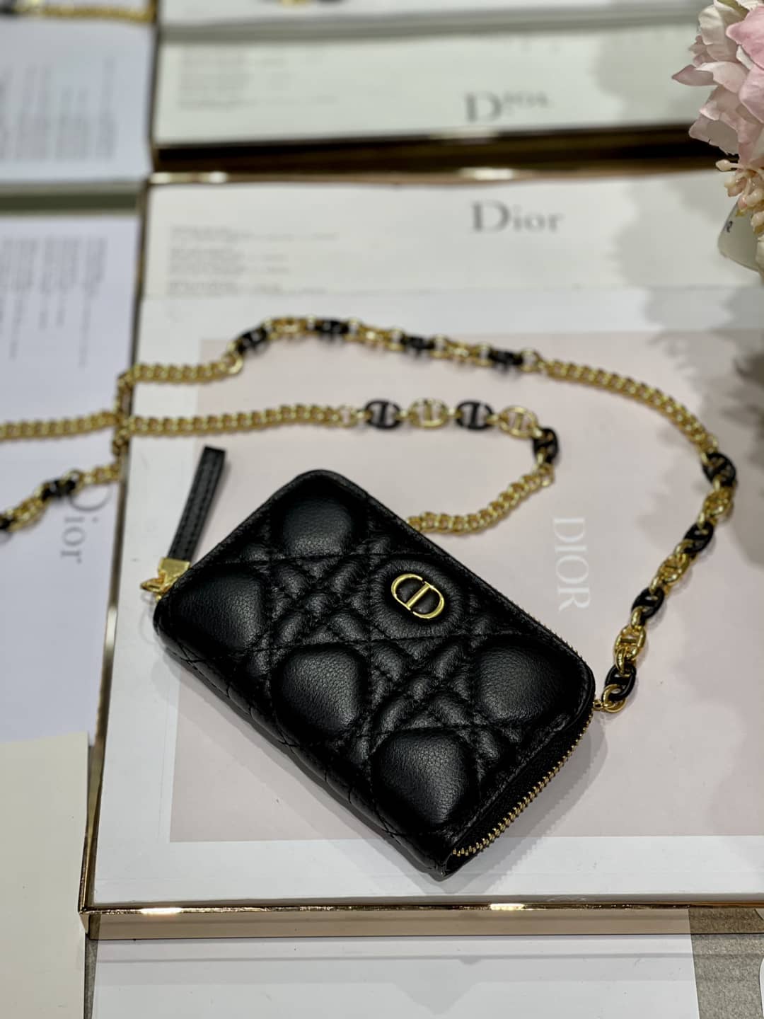 Top Christian Dior Replica Zipper Wallet