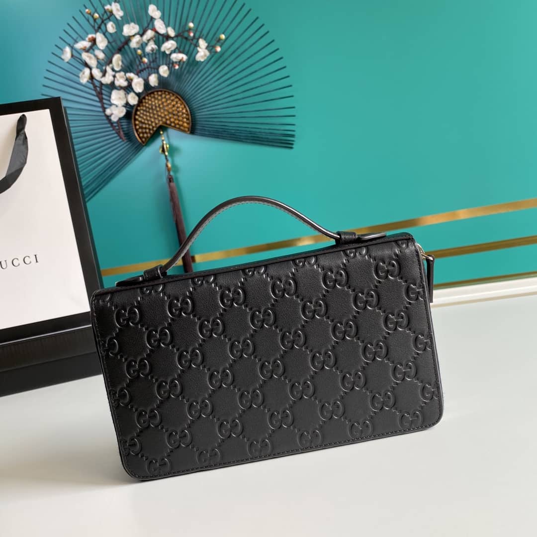 Gucci Shima Travel Case Document Holder Long Wallet Replica 395474
