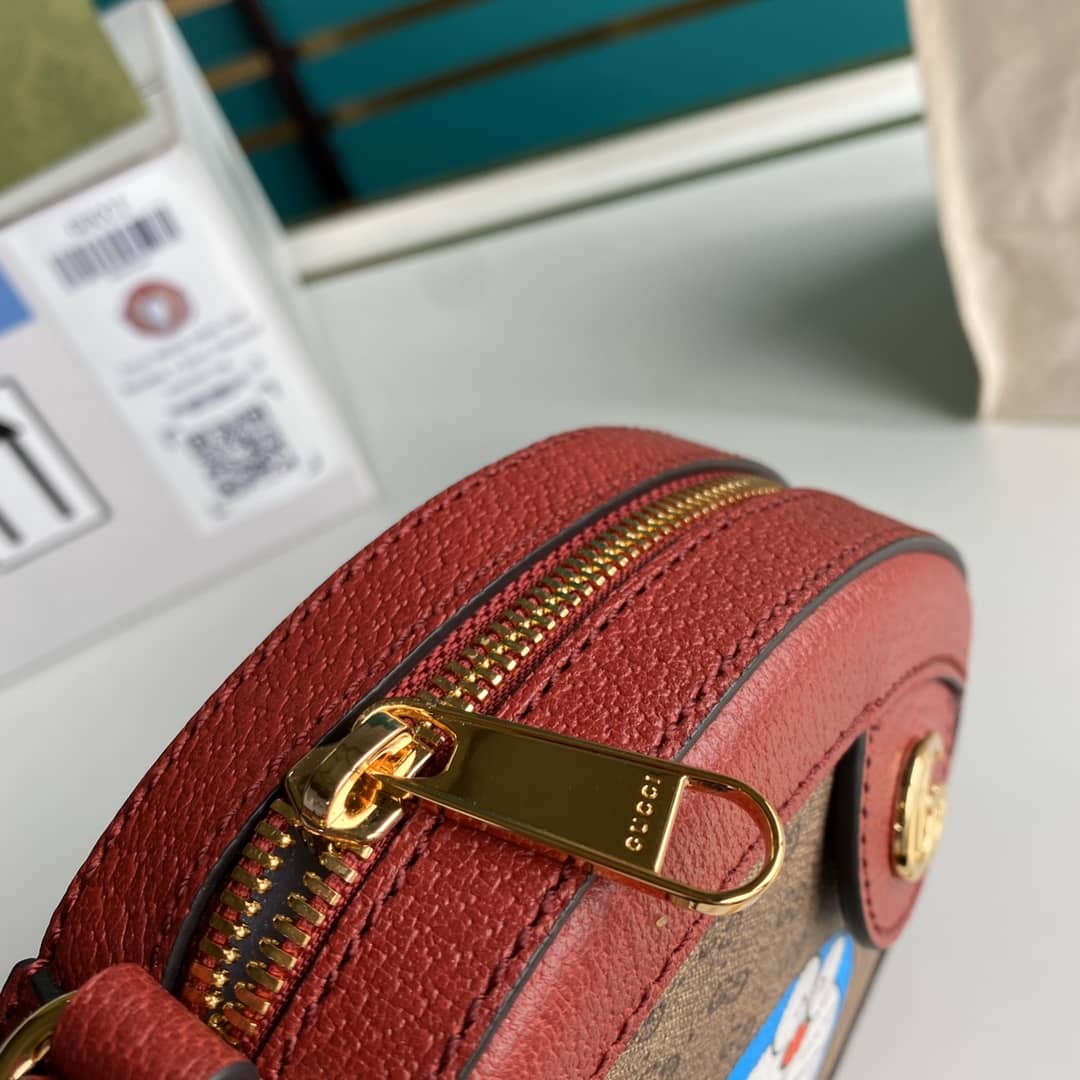 Gucci Doraemon GG Supreme Mini Shoulder Bag Replica 625216
