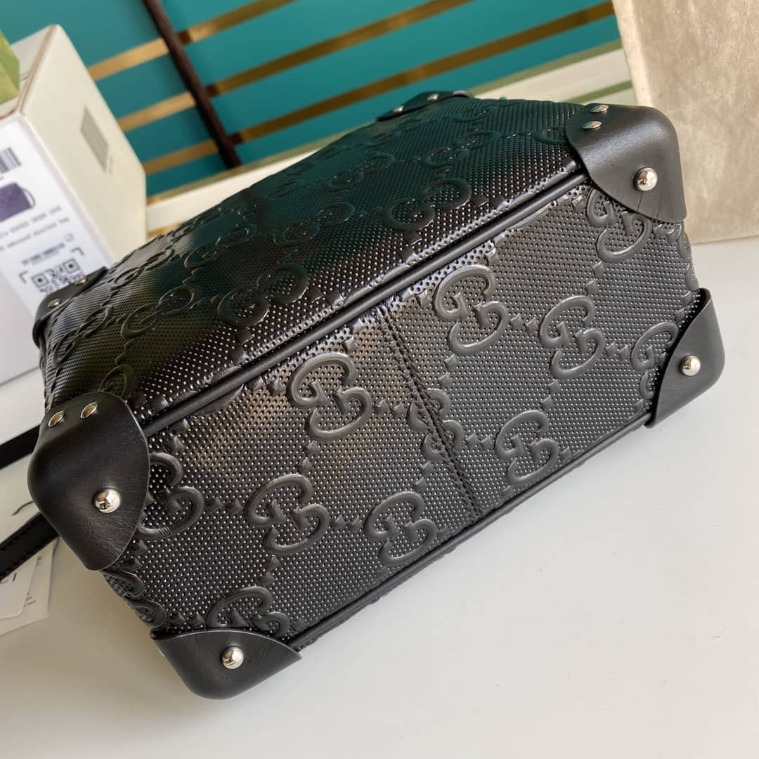 Gucci Supreme GG Leather Square Shoulder Bag Replica 626363