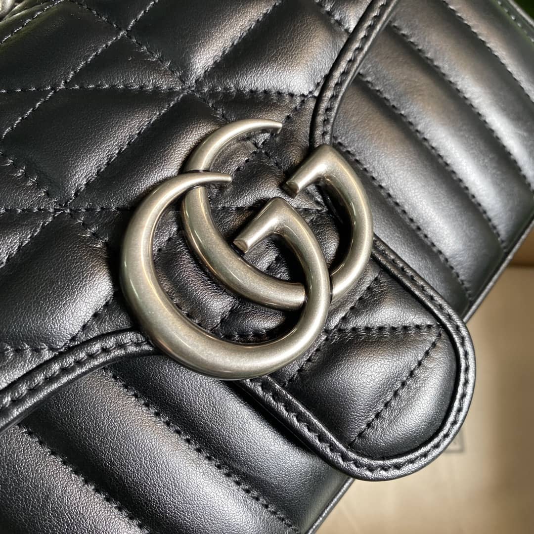 Gucci Marmont GG Small matelassé Shoulder Bag Replica 443497