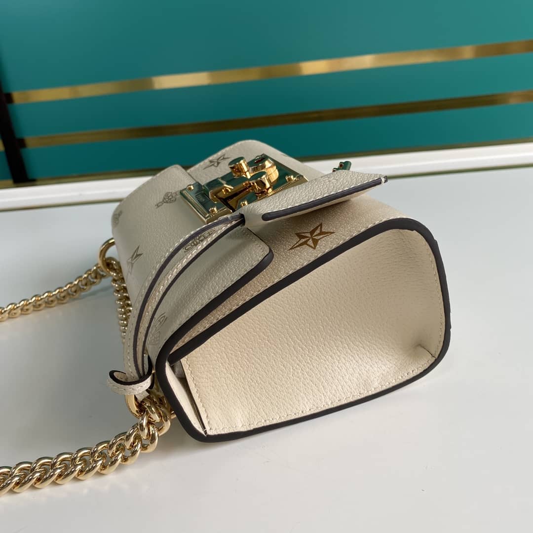 Gucci Padlock Leather Shoulder Bag Replica 432182