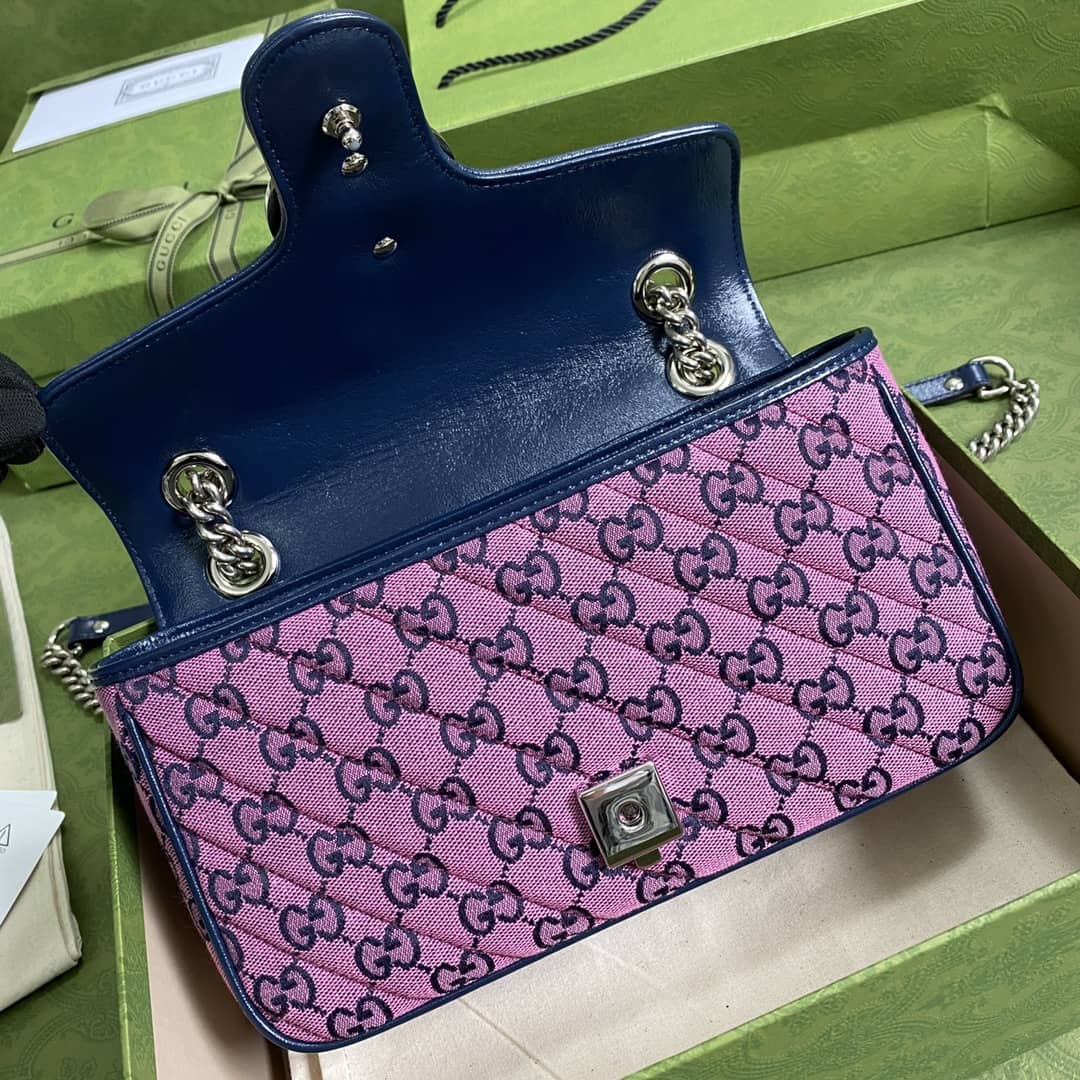 Gucci Marmont GG Small matelassé Shoulder Bag Replica 443497