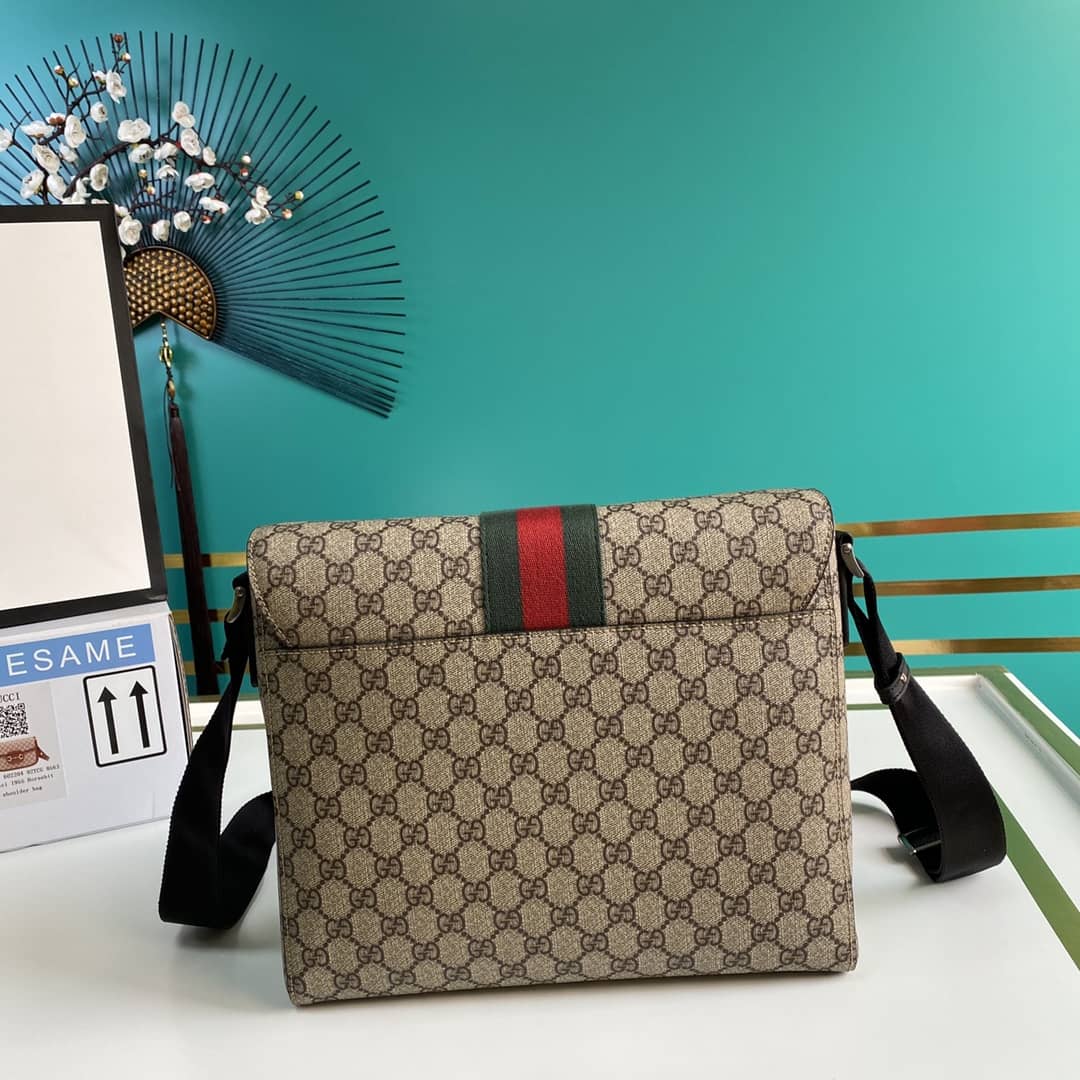 Gucci GG Supreme Messenger Shoulder Bag Replica 475432