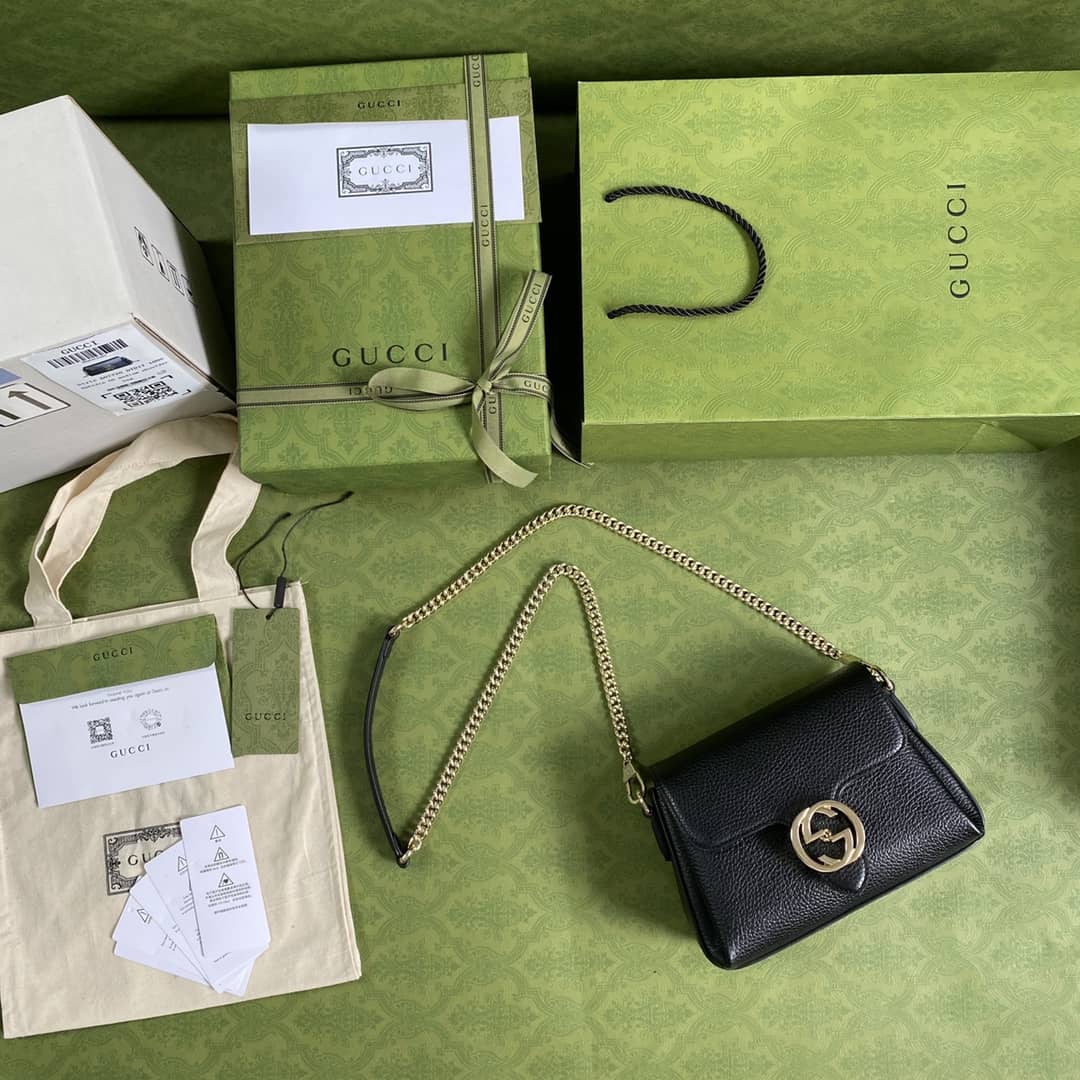 Gucci Single Chain Messenger Shoulder Bag Replica 607720