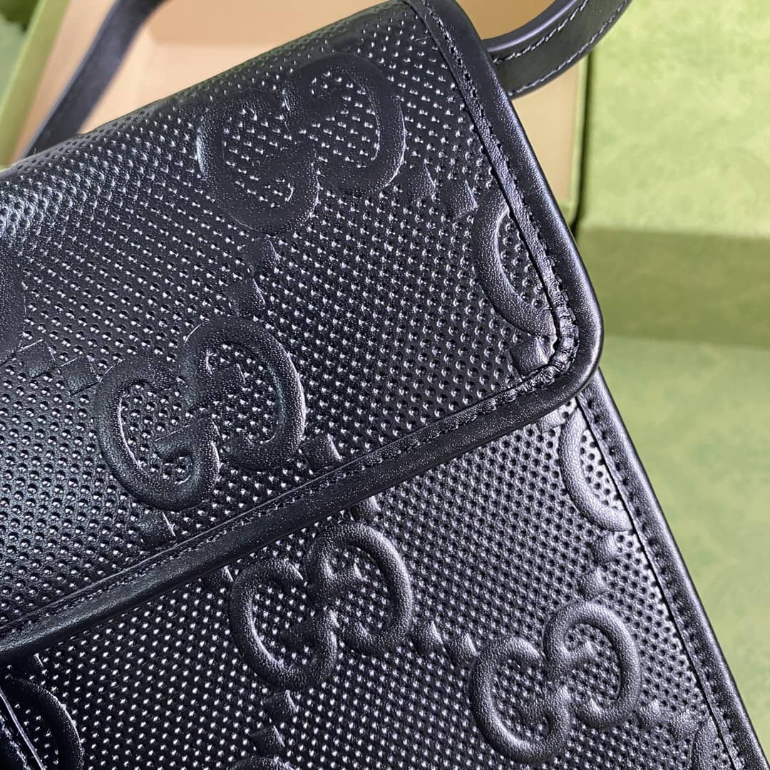 Gucci GG Embossed Mini Phone Bag Replica 625571