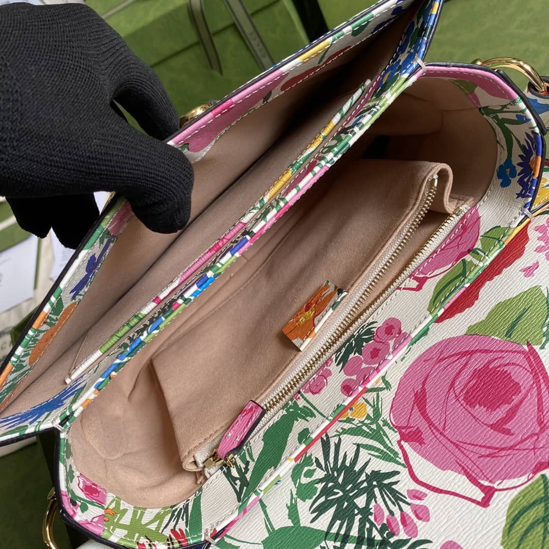 Gucci 1955 Horsebit Supreme Shoulder Bag Replica 602204