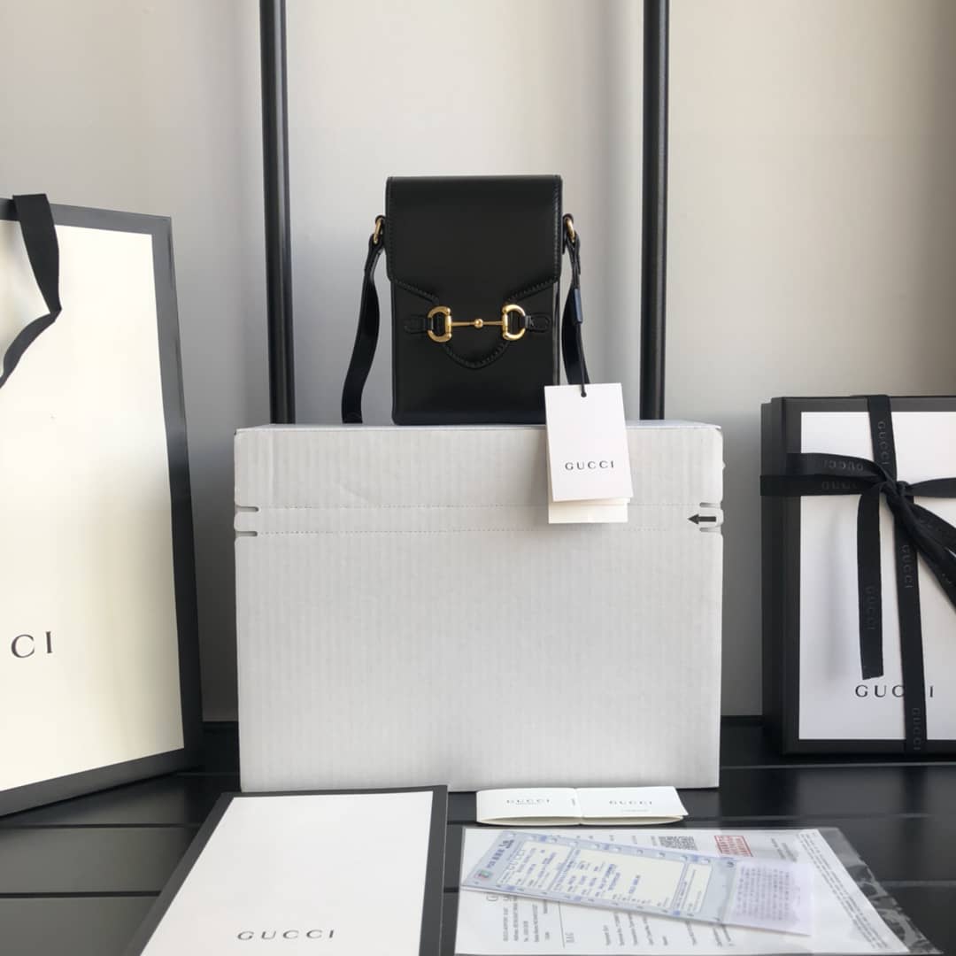 Gucci Horsebit 1955 Mini Bag Replica Black 625615