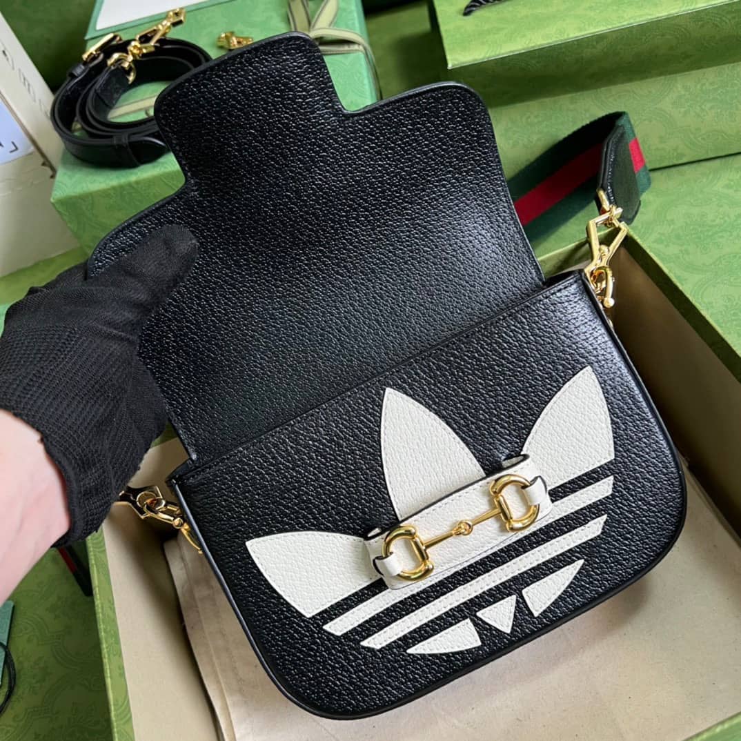 Adidas x Gucci Horsebit 1955 Mini Crossbody Bag 658574 Replica