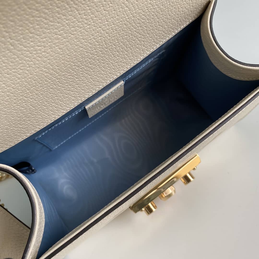 Gucci Padlock Leather Shoulder Bag Replica 432182