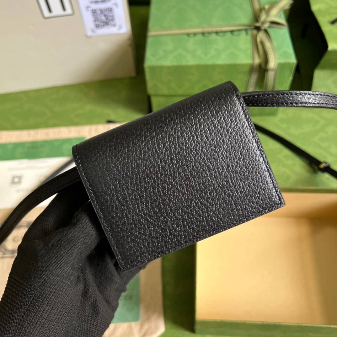 Adidas x Gucci Card Case With Horsebit 702248 Replica Crossbody Bag