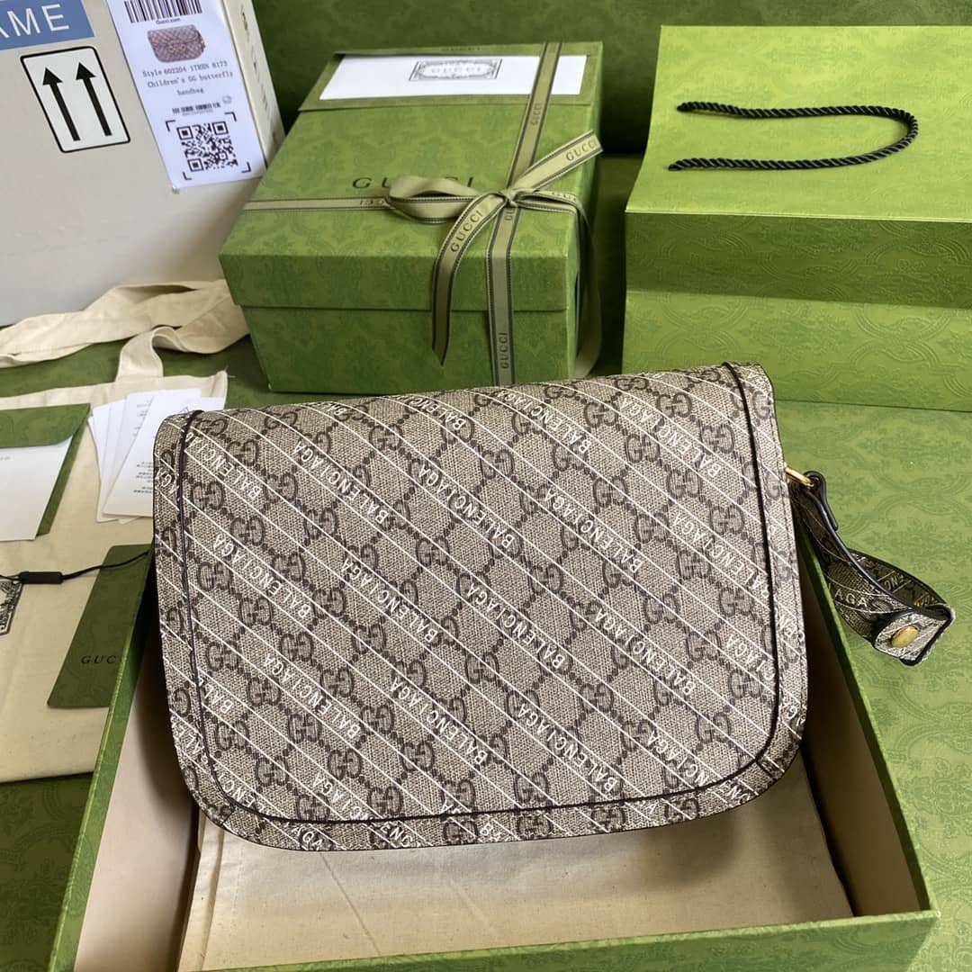 Gucci 1955 Horsebit Supreme Shoulder Bag Replica 602204