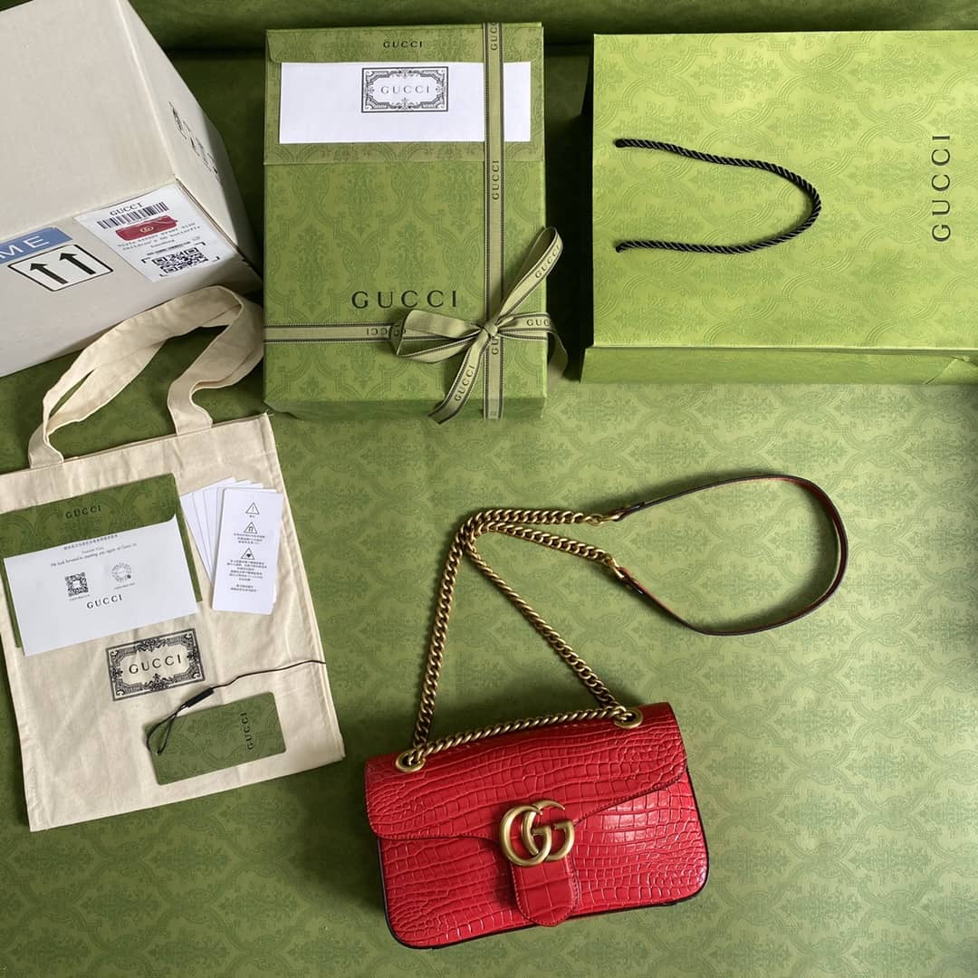 Gucci Marmont GG Small matelassé Shoulder Bag Replica 443497