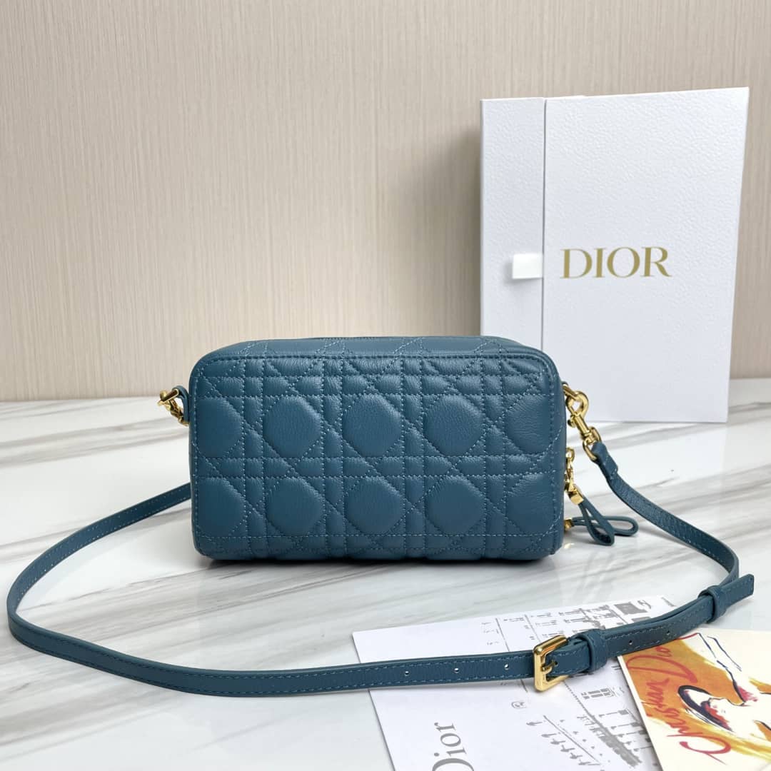 Christian Dior Caro Double Calfskin Pouch