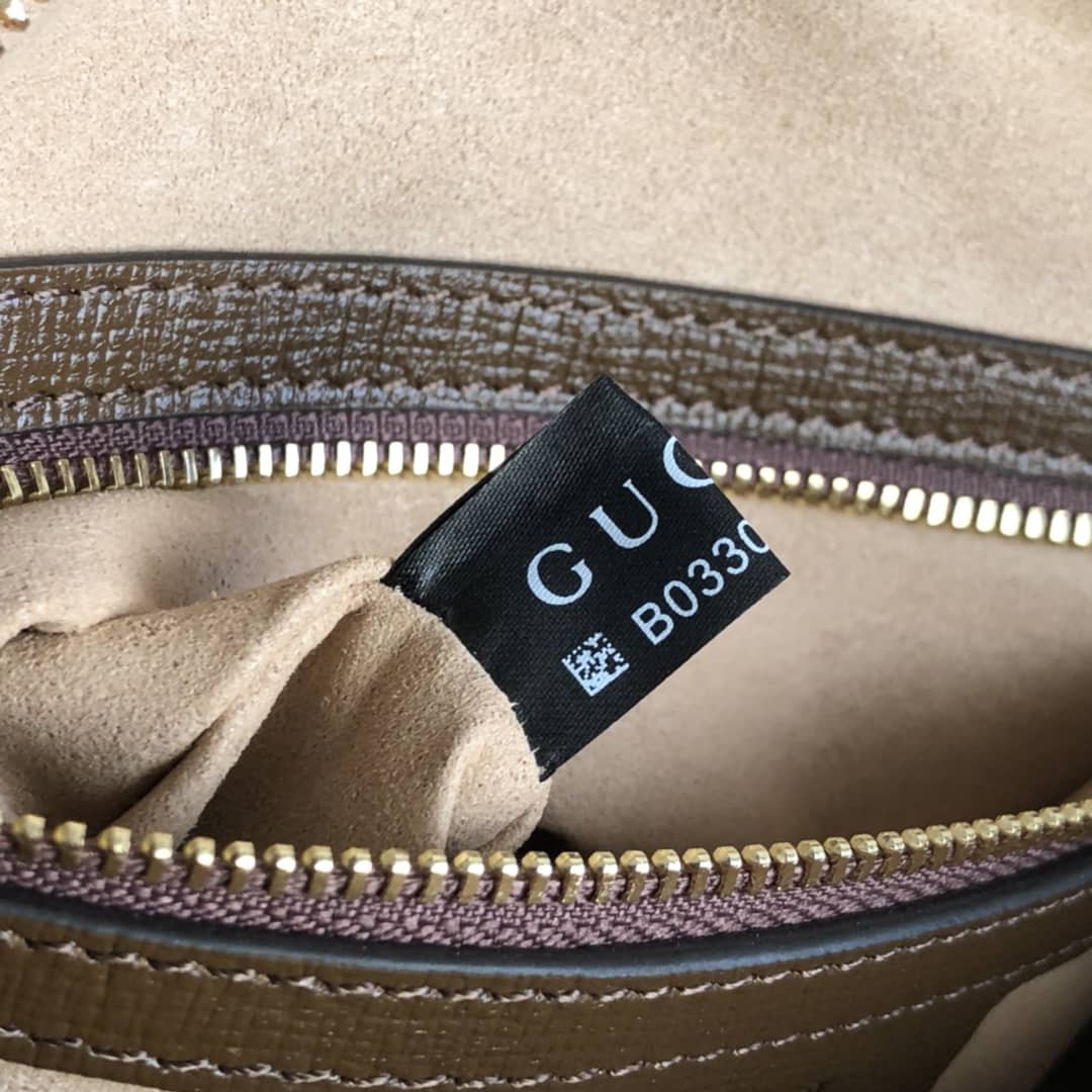 Gucci Horsebit 1955 GG Crossbody Bag Replica Brown 645454