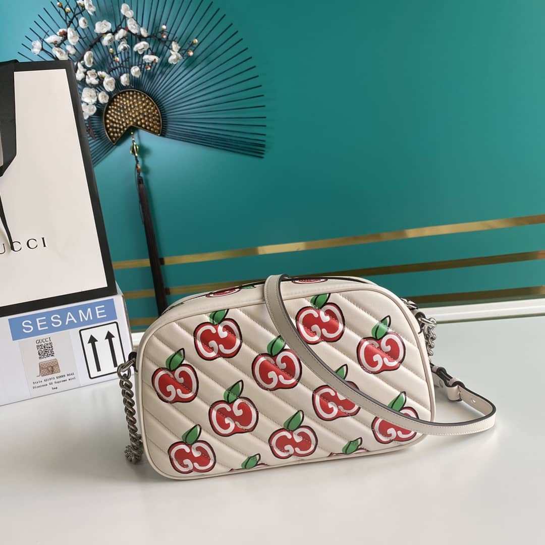 Gucci Marmont Dupe GG Small Matelassé Shoulder Bag Replica 447632