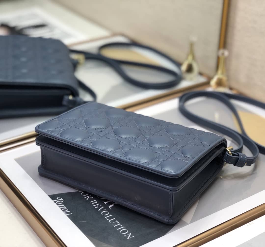 Lady Dior Dupe Cannage Calfskin Pouch