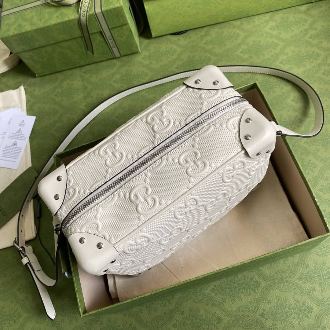 Gucci Supreme GG Leather Square Shoulder Bag Replica 626363