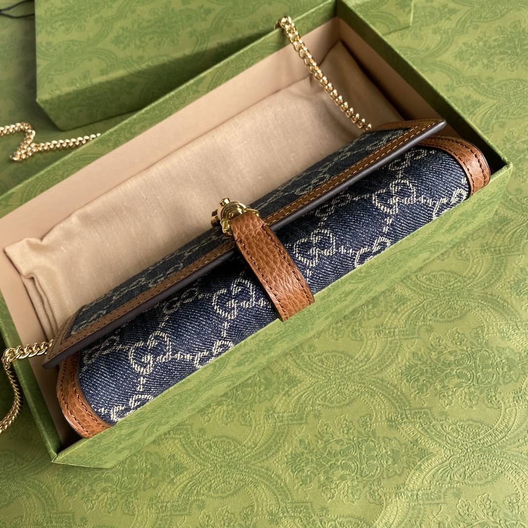 Gucci Jackie 1961 Shoulder Bag Chain Wallet Replica 652681