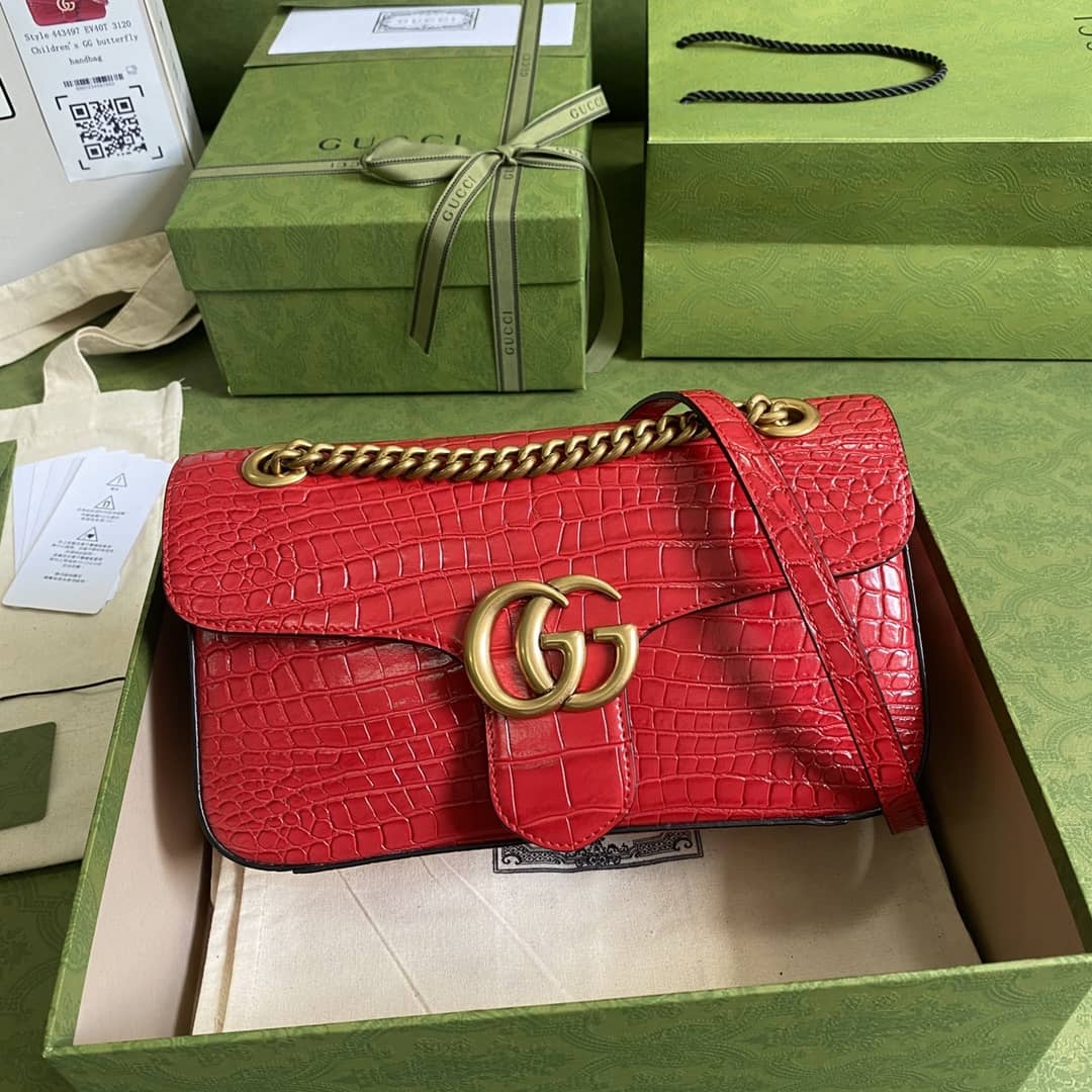 Gucci Marmont GG Small matelassé Shoulder Bag Replica 443497