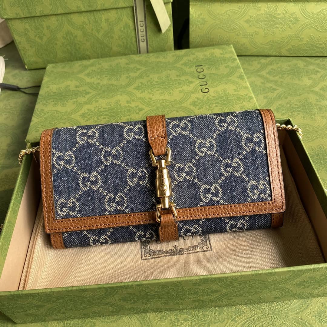 Gucci Jackie 1961 Shoulder Bag Chain Wallet Replica 652681
