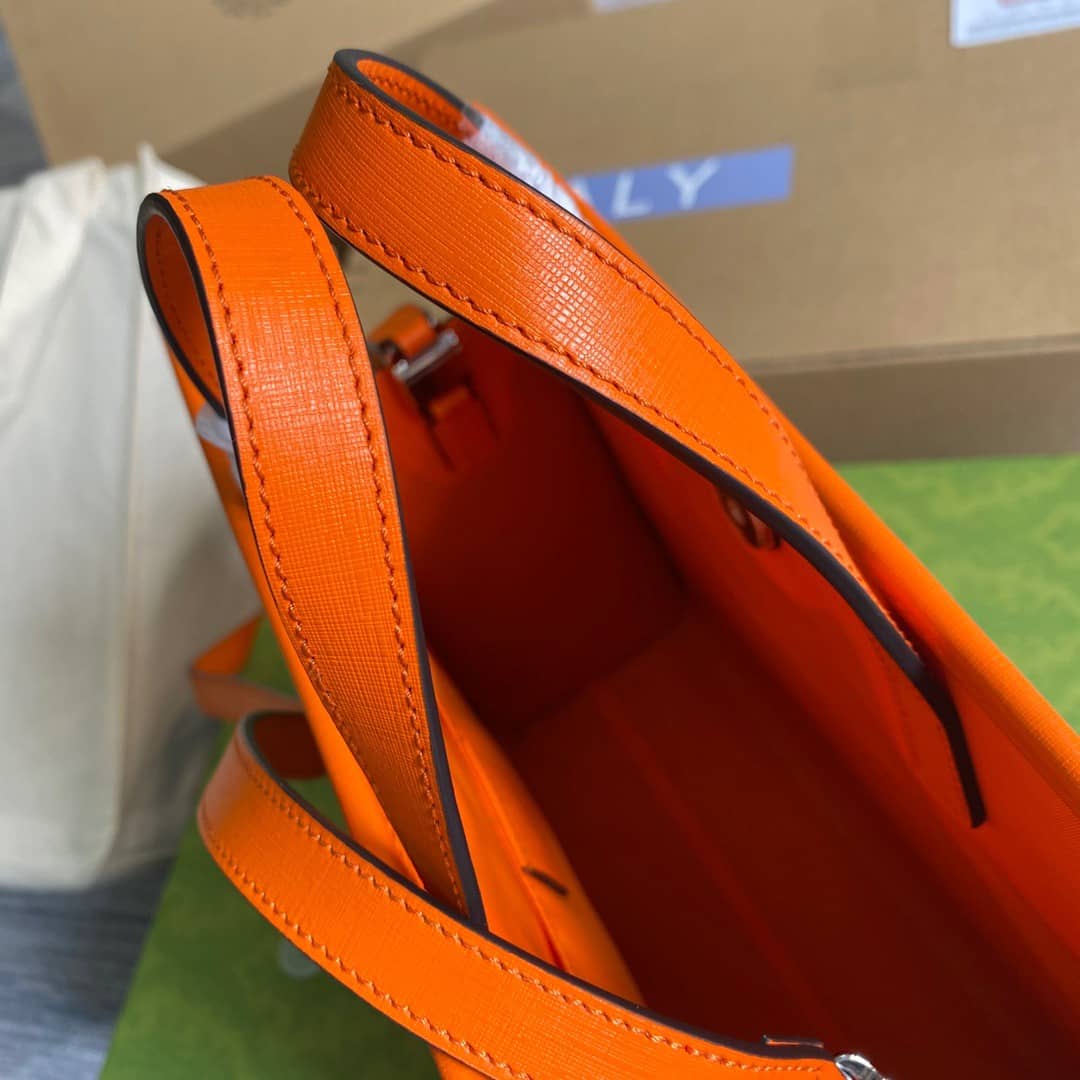 Gucci Supreme Canvas Children Yuko Higuchi Tote Replica Orange 630542