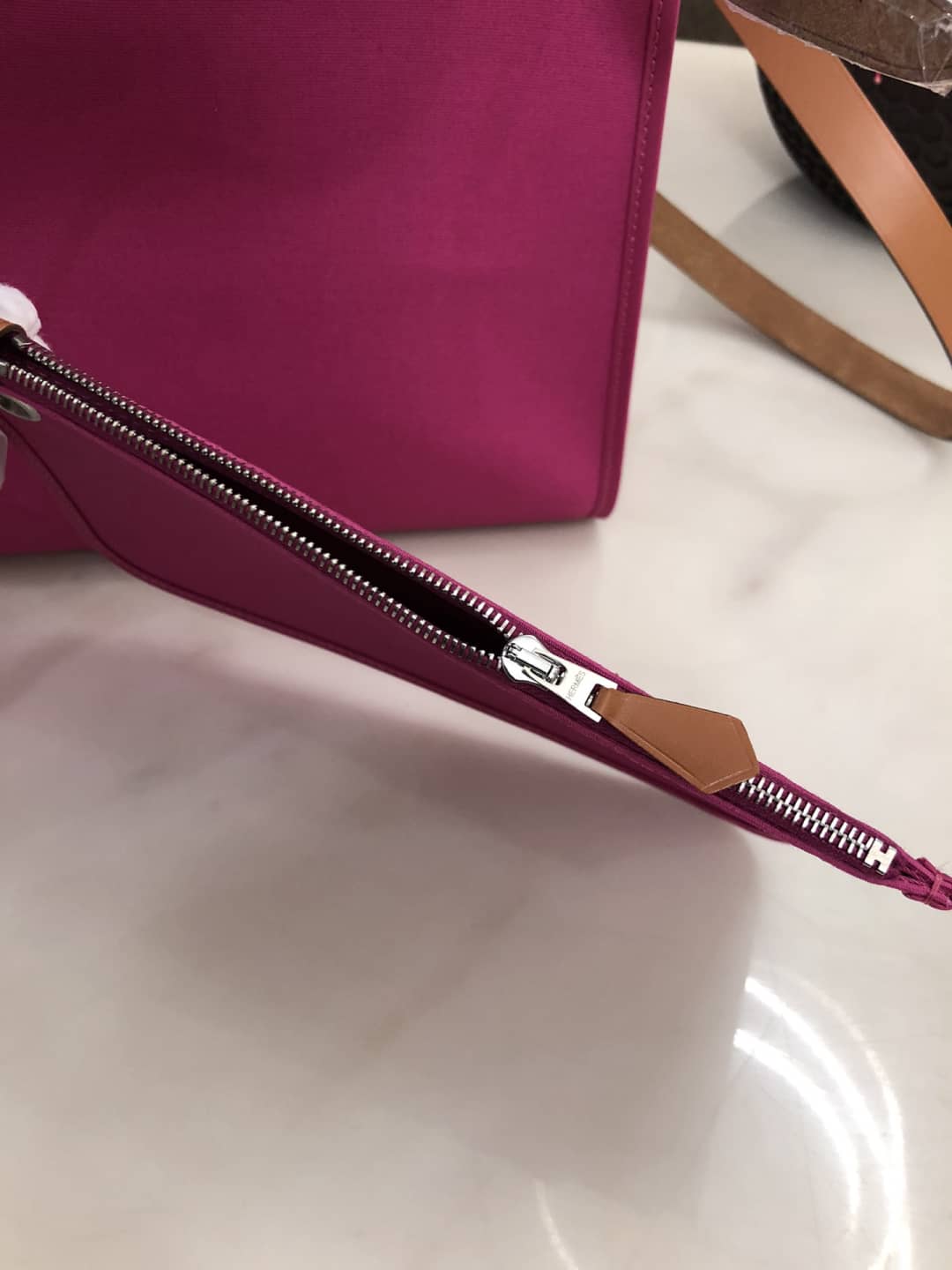 Replica Hermes Birkin Bag 31 Canvas Leather HerBag