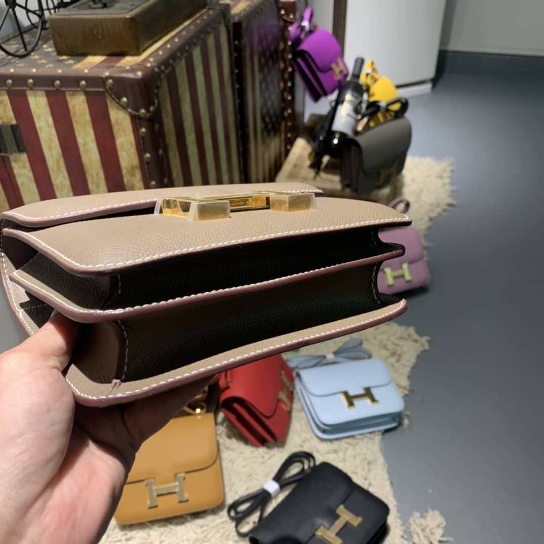 Hermes Replica Constance Bag 18CM Epsom Leather