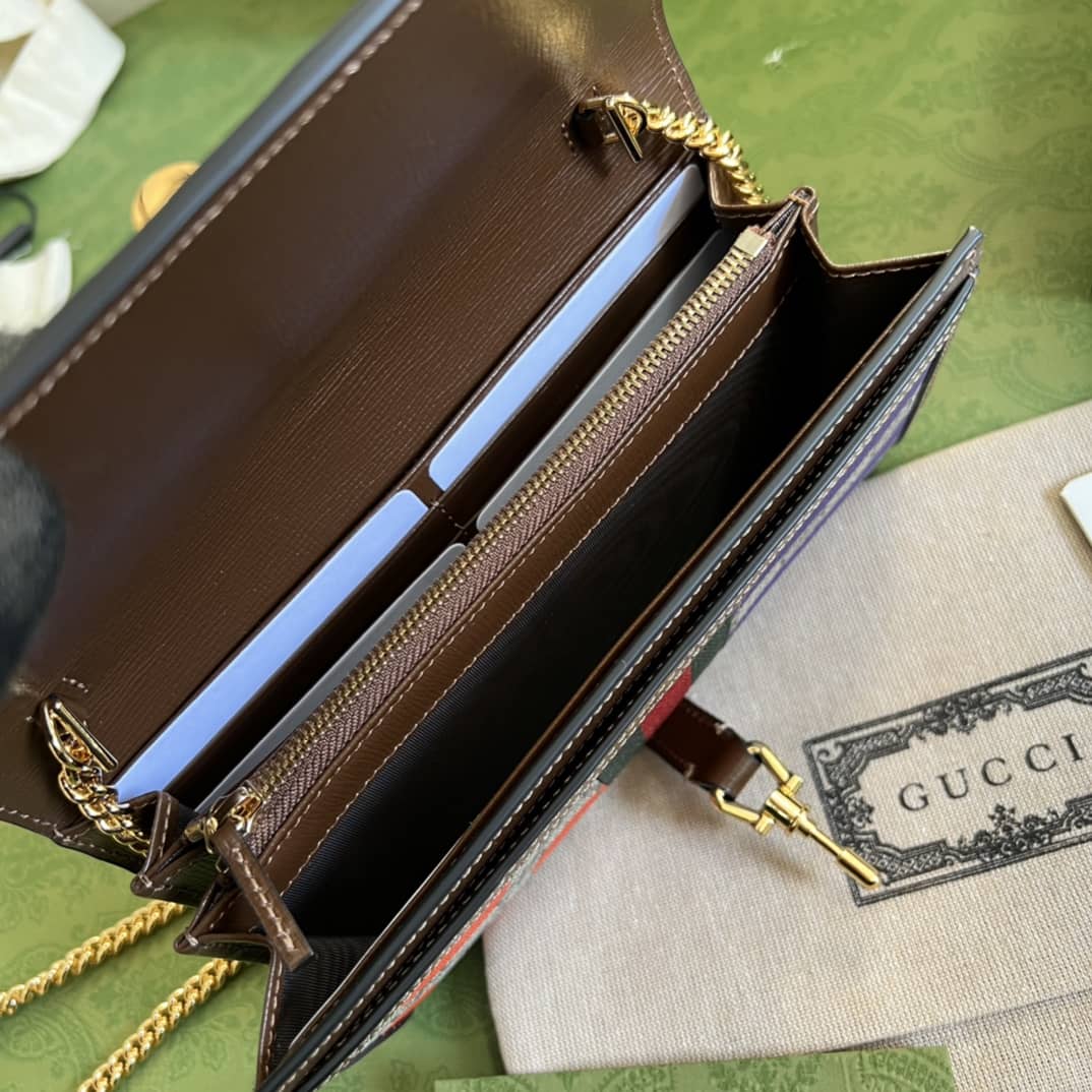Gucci Jackie 1961 Shoulder Bag Chain Wallet Replica 652681